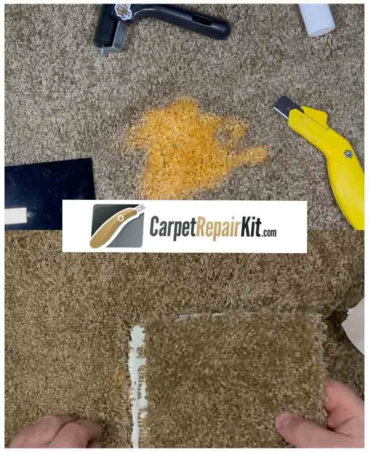 Remove or repair bleach spots and discoloration